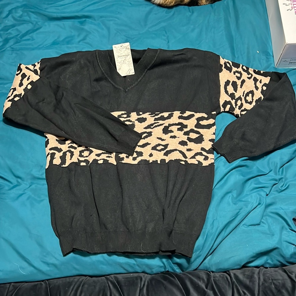 V-neck sweater